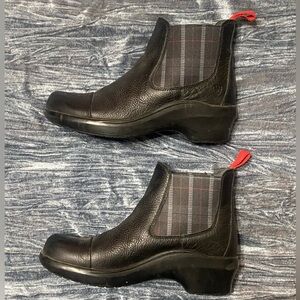 Ariat Black Leather Pull On Paddock Boots